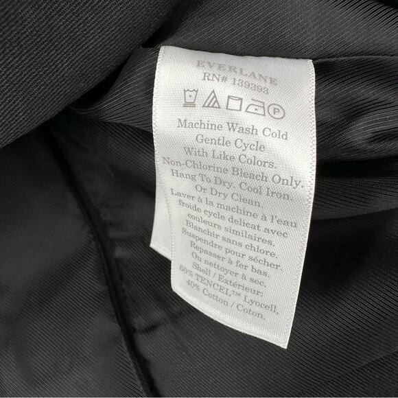 Everlane the 80s Blazer in black Size 00 - Picture 7 of 12
